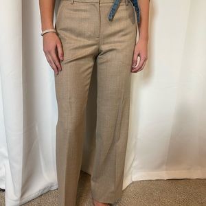 Brooks Brothers wool taupe trousers. Size 2